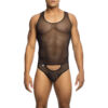 MOB - BODYSHEER TRANSPARTE NEGRO TALLA S/M - piKanteo | Despierta tu lado más piKante