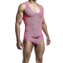 MOB - BODYSHEER TRANSPARTE ROSA TALLA S/M - piKanteo | Despierta tu lado más piKante