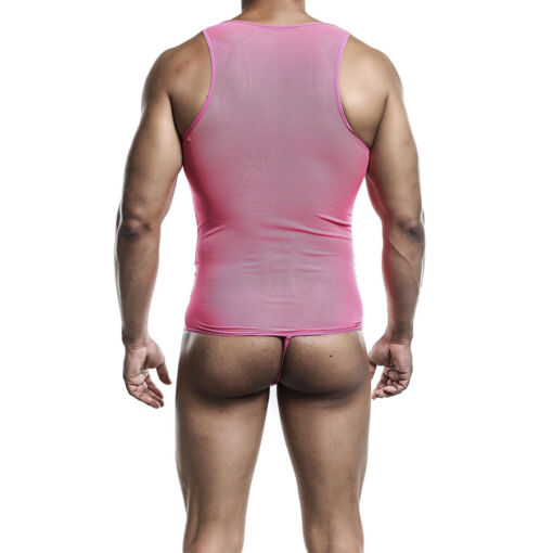 MOB - BODYSHEER TRANSPARTE ROSA TALLA S/M - Imagen 6