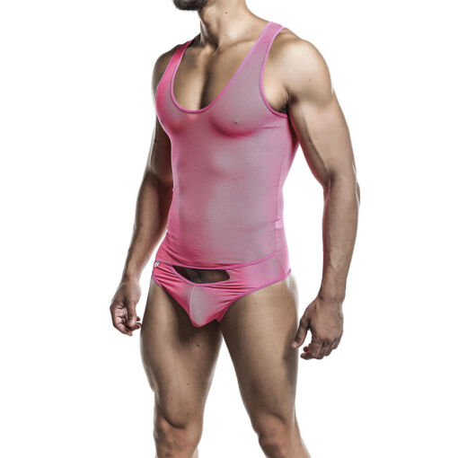 MOB - BODYSHEER TRANSPARTE ROSA TALLA L/XL - Imagen 2