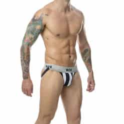 MOB - JOCK CLASICO STRIPE BLANCO TALLA XL - piKanteo | Despierta tu lado más piKante
