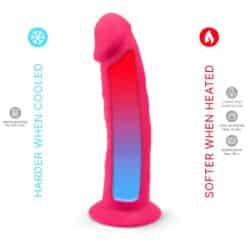 SILEXD - MODELO 2 PENE REALÍSTICO SILICONA PREMIUM SILEXPAN FUCSIA 19.2 CM - piKanteo | Despierta tu lado más piKante