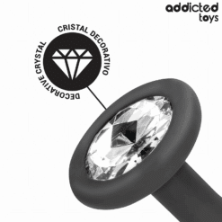 ADDICTED TOYS - SET DE 3 PLUG SILICONA ANAL CON JOYA - piKanteo | Despierta tu lado más piKante