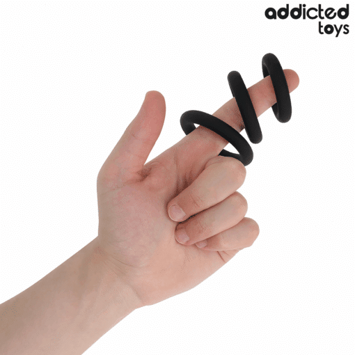ADDICTED TOYS - SET DE ANILLOS SILICONA MODELO 1 - Imagen 2
