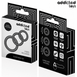 ADDICTED TOYS - SET DE ANILLOS SILICONA MODELO 1 - piKanteo | Despierta tu lado más piKante