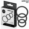 ADDICTED TOYS - SET DE ANILLOS SILICONA MODELO 2 - piKanteo | Despierta tu lado más piKante
