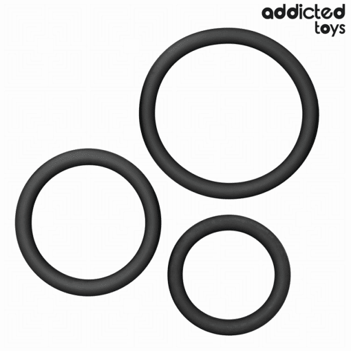 ADDICTED TOYS - SET DE ANILLOS SILICONA MODELO 2 - Imagen 5