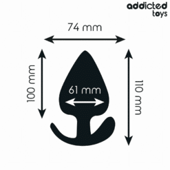 ADDICTED TOYS - PLUG ANAL SILICONA TALLA XXL 11 CM - piKanteo | Despierta tu lado más piKante
