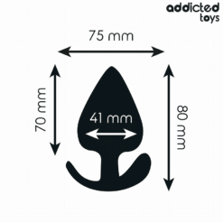 ADDICTED TOYS - PLUG ANAL SILICONA TALLA L 8 CM - piKanteo | Despierta tu lado más piKante