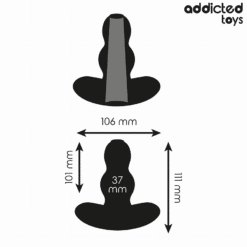 ADDICTED TOYS - PLUG ANAL HUECO SILICONA TALLA L 11.1 CM - piKanteo | Despierta tu lado más piKante