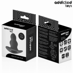ADDICTED TOYS - PLUG ANAL HUECO SILICONA TALLA M 9,6 CM - piKanteo | Despierta tu lado más piKante