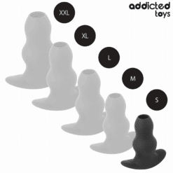 ADDICTED TOYS - PLUG ANAL HUECO SILICONA TALLA S 7,3 CM - piKanteo | Despierta tu lado más piKante