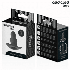 ADDICTED TOYS - PLUG ANAL HUECO SILICONA TALLA S 7,3 CM - piKanteo | Despierta tu lado más piKante