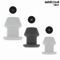 ADDICTED TOYS - PLUG ANAL HUECO EXTREM SILICONA TALLA M 8,7 CM - piKanteo | Despierta tu lado más piKante