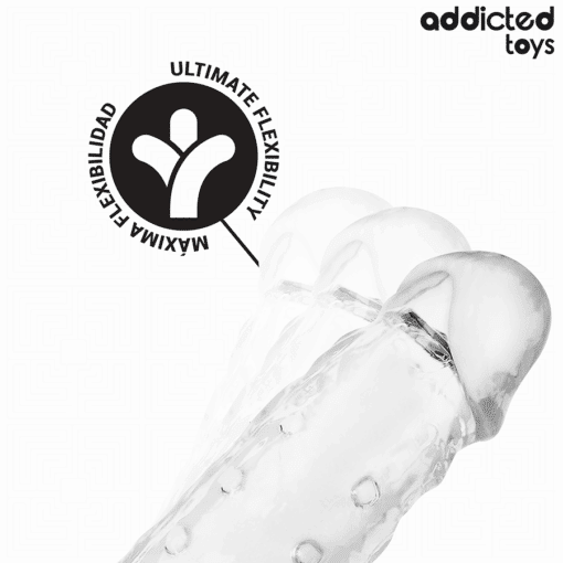 ADDICTED TOYS - FUNDA PARA EL PENE TRANSPARENTE TALLA S 23 CM - Imagen 5