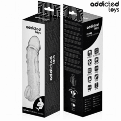 ADDICTED TOYS - EXTENSOR PARA EL PENE TRANSPARENTE 27 CM - piKanteo | Despierta tu lado más piKante