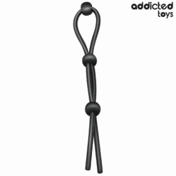 Alternative view of ADDICTED TOYS - CUERDA SILICONA PARA EL PENE DE LAZO TRIPLE