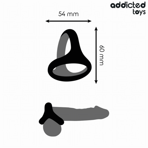 ADDICTED TOYS - ANILLO TRIPLE GRUESO PARA EL PENE - Imagen 4