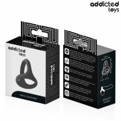 ADDICTED TOYS - ANILLO TRIPLE GRUESO PARA EL PENE - piKanteo | Despierta tu lado más piKante