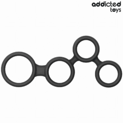 ADDICTED TOYS - ANILLO PARA EL PENE CON DIVISORES PARA TESTÍCULOS - piKanteo | Despierta tu lado más piKante