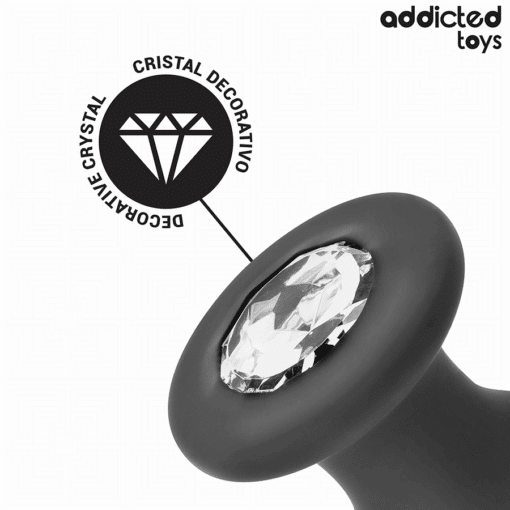 ADDICTED TOYS - PLUG ANAL CON JOYA SILICONA TALLA S 8,8 CM - Imagen 3