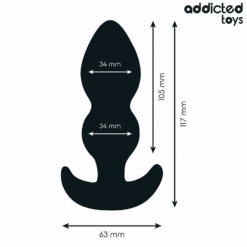 ADDICTED TOYS - PLUG ANAL SILICONA TALLA L 11,7 CM - piKanteo | Despierta tu lado más piKante