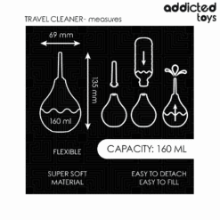 ADDICTED TOYS - LIMPIADOR ANAL DE VIAJE TALLA M 160 ML - piKanteo | Despierta tu lado más piKante