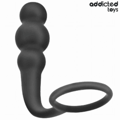 Alternative view of ADDICTED TOYS - PLUG ANAL CON ANILLO SILICONA MODELO 1