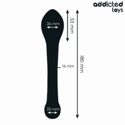 ADDICTED TOYS - ESTIMULADOR ANAL DOBLE SILICONA 18 CM - piKanteo | Despierta tu lado más piKante