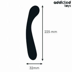 ADDICTED TOYS - MASAJEADOR ANAL DOBLE SILICONA 22,5 CM - piKanteo | Despierta tu lado más piKante