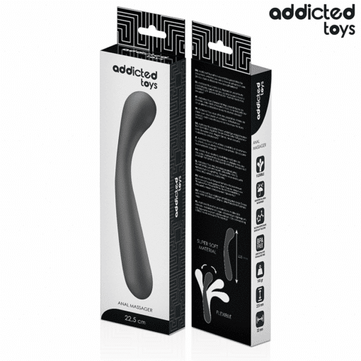 ADDICTED TOYS - MASAJEADOR ANAL DOBLE SILICONA 22,5 CM - Imagen 6