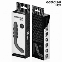 ADDICTED TOYS - MASAJEADOR ANAL DOBLE SILICONA 16,5 CM - piKanteo | Despierta tu lado más piKante