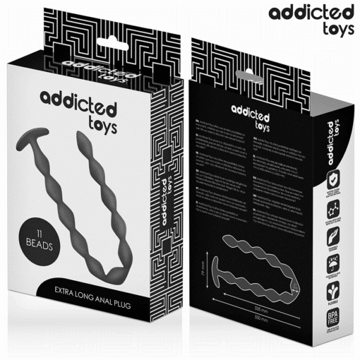 ADDICTED TOYS - ROSARIO ANAL 27 CM EXTRA LARGO SILICONA - Imagen 6
