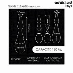 ADDICTED TOYS - LIMPIADOR DE VIAJE SILICONA MODELO 1 - piKanteo | Despierta tu lado más piKante