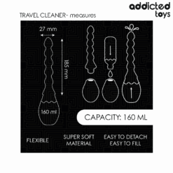 ADDICTED TOYS - LIMPIADOR DE VIAJE SILICONA MODELO 2 - piKanteo | Despierta tu lado más piKante