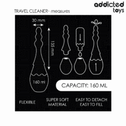 ADDICTED TOYS - LIMPIADOR DE VIAJE SILICONA MODELO 4 - piKanteo | Despierta tu lado más piKante