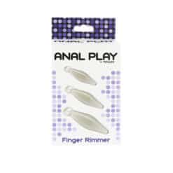 TOYJOY - ANAL PLAY RIMMER DE DEDO 3 PIEZAS TRANSPARENTE - piKanteo | Despierta tu lado más piKante