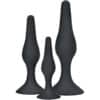 TOYJOY - ANAL PLAY CURVY COMPANIONS PLUG ANAL 3 PIEZAS NEGRO - piKanteo | Despierta tu lado más piKante