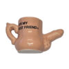 DIABLO PICANTE – IMÁN TAZA CERÁMICA CON PENE EN RELIEVE “FOR MY BEST FRIEND” - piKanteo | Despierta tu lado más piKante