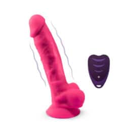 SILEXD - PENE REALÍSTICO MODELO 18 ROSA VIBRACIÓN + CONTROL REMOTO LRS - piKanteo | Despierta tu lado más piKante