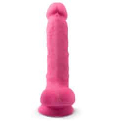 Alternative view of SILEXD - MODELO 1 PENE REALÍSTICO SILICONA PREMIUM SILEXPAN ROSA FLUORESCENTE 17.5 CM
