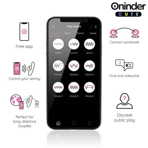 ONINDER CUTE - LOVE BUNNY VIBRADOR PUNTO G Y CLITORIS - APP MUNDIAL GRATUITA - Imagen 4