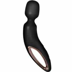 SATISFYER - WAND ERLAND MASAJEADOR VIBRADOR NEGRO - piKanteo | Despierta tu lado más piKante