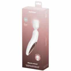 SATISFYER - WAND ERLAND MASAJEADOR VIBRADOR BLANCO - piKanteo | Despierta tu lado más piKante