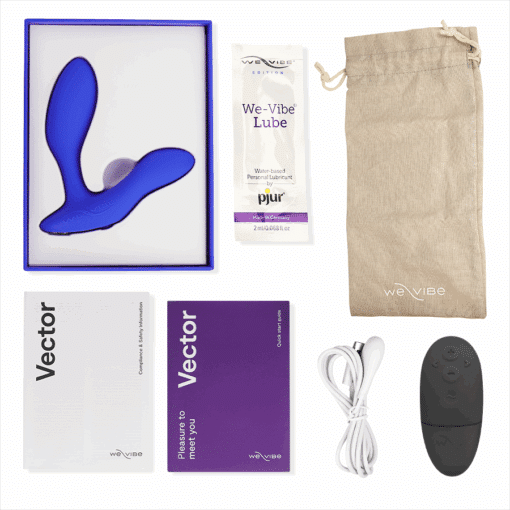 WE-VIBE - VECTOR+ MASAJEADOR DE PRÓSTATA AZUL - Imagen 6