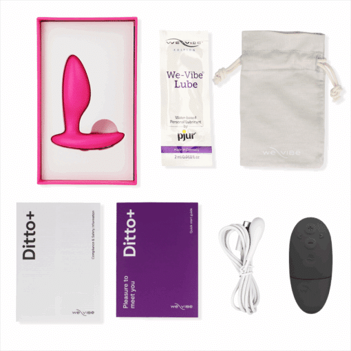 WE-VIBE - DITTO+ PLUG ANAL VIBRADOR ROSA - Imagen 6