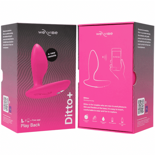 WE-VIBE - DITTO+ PLUG ANAL VIBRADOR ROSA - Imagen 7