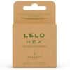 LELO - HEX ORGANIC PRESERVATIVO CAJA 3 UDS - piKanteo | Despierta tu lado más piKante
