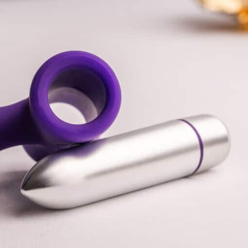 ROCKS- OFF - PETITE SENSATIONS TEAZER PLUG ANAL VIBRADOR MORADO - Imagen 5