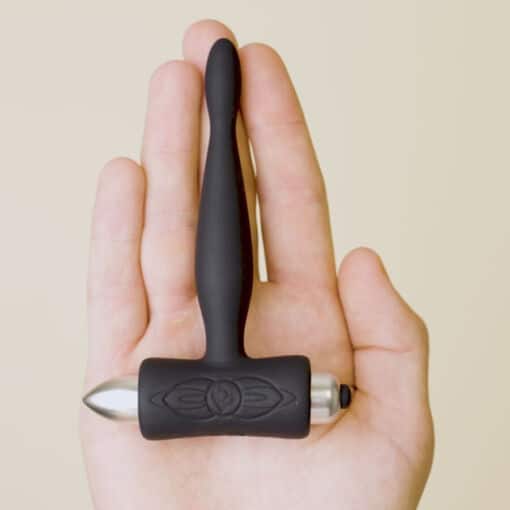 ROCKS- OFF - PETITE SENSATIONS TEAZER PLUG ANAL VIBRADOR NEGRO - Imagen 4